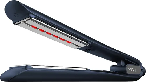 Miniatura 12 de Silk'n SilkyStraight - Plancha de pelo 2 en 1, plancha plana profesional de titanio de 1 pulgada con tecnología infrarroja e iónica, placas
