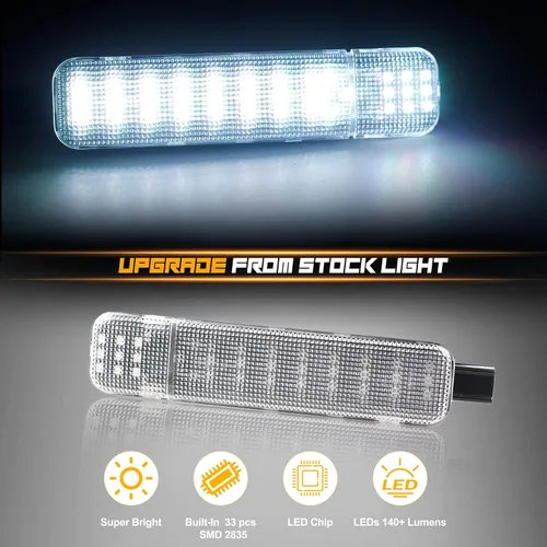 Miniatura 4 de NDRUSH Panel de puerta interior LED RGB con luz de cortesía, compatible con Silverado/Sierra C/K 1500 2500 3500 Pickup Suburban Tahoe Avalanche