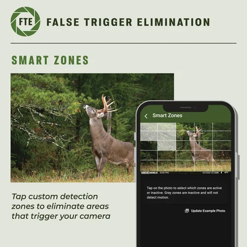 Miniatura 5 de Moultrie Cámara Edge Pro Cellular Trail - Conexión automática, cobertura nacional, tecnología de eliminación de disparos falsos, video de 1080p