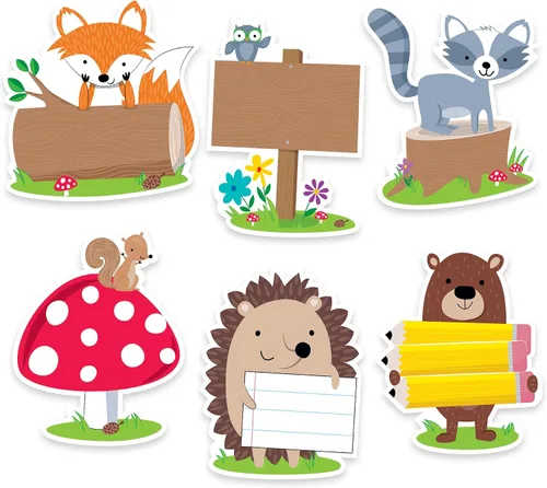 Miniatura 10 de Creative Teaching Press Banderines 6" Designer Cut-Outs (0857)