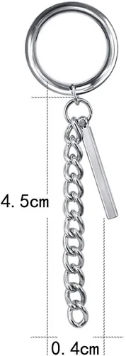 Miniatura 6 de ZS Vintage Moon Dangle Ear Tunnels Plug Stainless Steel Screw Ear Gauge Feather Chain Ear Expander Flesh Tunnels Piercing