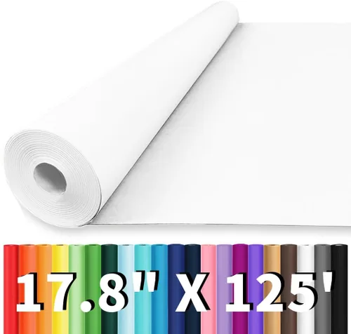 Miniatura 28 de Vanhench - Papel de estraza color marrón de 17.5 x 1200 pulgadas (100 pies), para artes y manualidades, para envolver regalos y flores, tablón