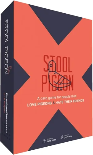 Barrel Aged Games: Stool Pigeon | Juego de cartas de mafia táctica de paloma para horas de diversión | Edades de 8 años en adelante | 2-6 jugadores