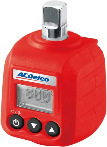 ACDelco - Adaptadores de par digital de servicio pesado de 3/8 pulgadas y 1/2 pulgadas con zumbador y notificación de destello LED - Normas ISO 6789
