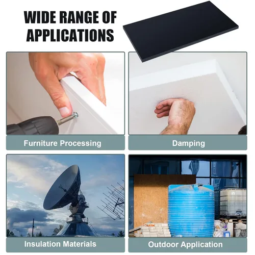 Miniatura 6 de Wesiti Láminas de Plástico HDPE de 3/4 de Grosor, Lámina de Polietileno HDPE Duro, Tablero de Polietileno de Alta Densidad para Manualidades, Panel