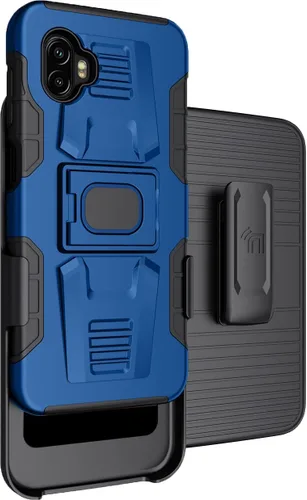 Miniatura 13 de Funda con clip para Galaxy XCover 6 Pro, Nakedcellphone Funda de agarre de anillo resistente con soporte [placa de montaje integrada]