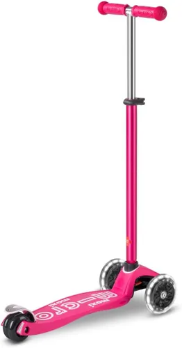 Miniatura 5 de Micro Kickboard – Maxi Deluxe LED – Monopatín pequeño de tres ruedas, inclinado a girar, diseño suizo para niños con ruedas con luces LED activadas