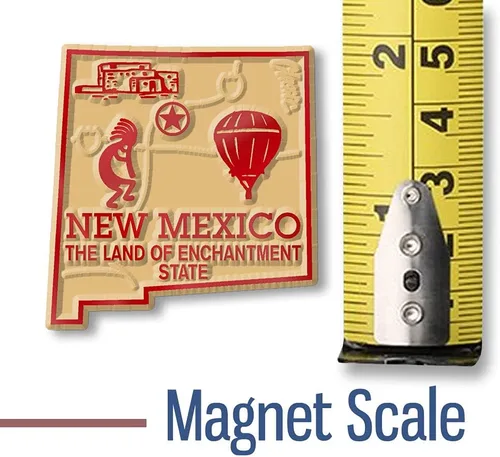 Miniatura 2 de Imán con diseño de mapa de estado, New Mexico