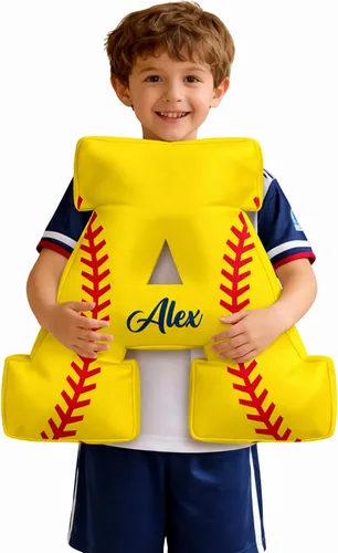 Miniatura 9 de Almohada personalizada de letras de baloncesto con nombre impreso, almohada de baloncesto con monograma personalizado, cojín deportivo, regalos