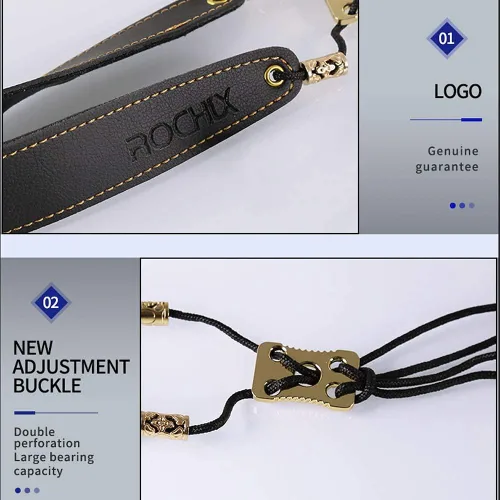 Miniatura 6 de Saxofón Saxofón Correa de cuello negro para saxo barítono alto tenor soprano, súper fibra, gancho de metal, instrumentos musicales accesorios piezas