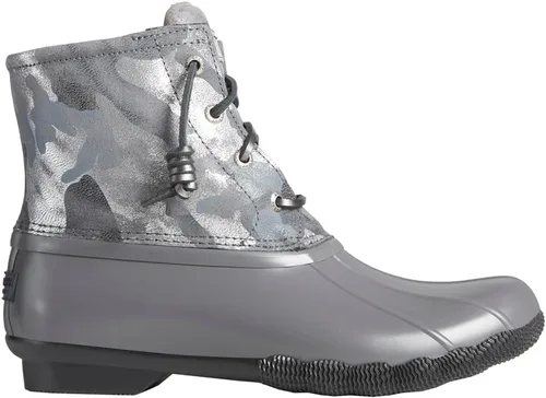 Miniatura 3 de Sperry Botas de lluvia acolchadas brillantes Saltwater para mujer, Gris (Grey Grey)