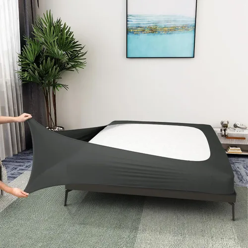 Miniatura 15 de Alyvia Spring - Funda para box de cama Plata