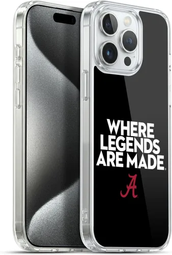Miniatura 433 de Head Case Designs Funda de gel suave con licencia oficial de la Universidad de Alabama UA Collage compatible con Apple iPhone 13 Pro Max