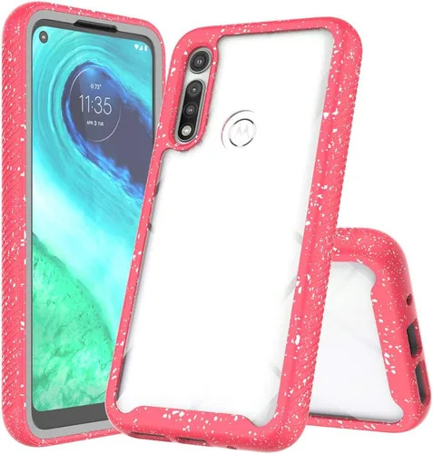 Funda para Moto G Fast de cuerpo completo a prueba de golpes, con protector de pantalla integrado para niñas y mujeres, funda protectora brillante