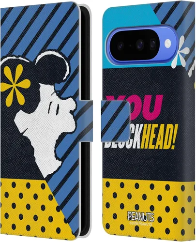 Miniatura 19 de Head Case Designs Officially Licensed Peanuts Snoopy & Woodstock 2 Halfs and Laughs Leather Wallet Case Compatible with Google Pixel 8 Snoopy
