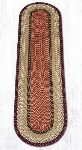 Miniatura 3 de Earth Rugs Alfombra 3' x 5', Borgoña/Mostaza