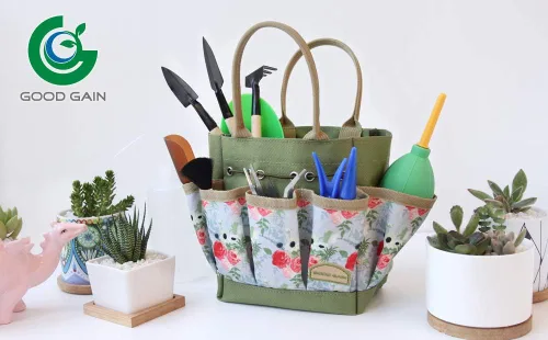 Miniatura 8 de G GOOD GAIN Kit de suculentas de jardín con bolsa organizadora, 15 herramientas para suculentas, juego de mini herramientas de jardinería de mano