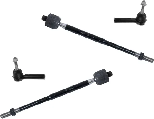 Miniatura 185 de TRQ Juego de barras de acoplamiento delanteras interiores y exteriores de 4 piezas compatible con Jeep Cherokee 1991-2001 y Comanche 91-92