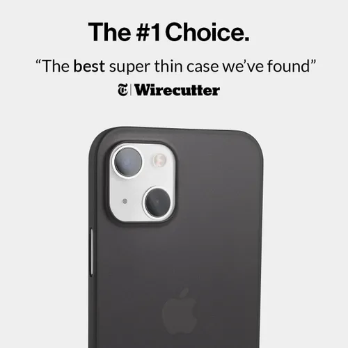 Miniatura 2 de totallee Funda delgada para iPhone 15 Plus, la más delgada, minimalista, para Apple iPhone 15 Plus (2023) (negro escarchado)