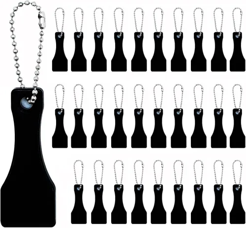 30 llaveros de herramienta rascador de boletos de lotería, llavero rascador de lotería, raspador para etiquetas, películas, lotería