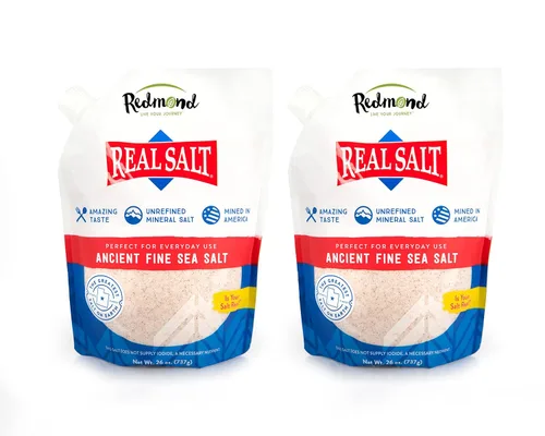 Miniatura 9 de Redmond Real Sea Salt - Natural sin refinar Kosher, sin gluten, bolsa de 16 onzas (paquete de 2)