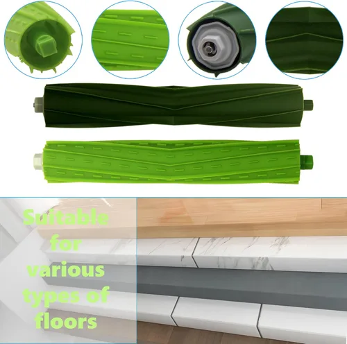 Miniatura 3 de Juego de 2 piezas de cepillo de repuesto compatibles con Roomba i, e & j Series - Compatible con i3 i3+ i4 i4+ i6 i6+ i7 i7+ i8 i8+, e5 e6 e7, j6+