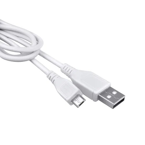 Miniatura 2 de PK Power - Cable de carga micro USB blanco de 3.3 pies para Edifier M260 MP260 M5 Extreme Connect portátil Bluetooth altavoz