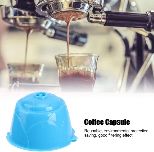 Miniatura 3 de 5 tazas K reutilizables, tazas de cápsulas de café, capacidad para 0.44 onzas de café molido, filtro de café para máquina de café de la serie DOLCE