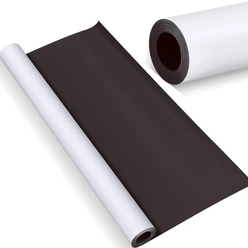 Miniatura 7 de Amylove Hojas magnéticas de superficie blanca en blanco de 8 pulgadas x 5 pies, rollo magnético de 30 mil, imprimible, de vinilo flexible, hoja