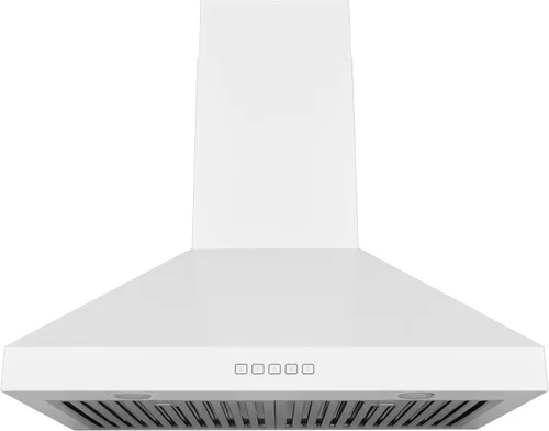 Miniatura 17 de Hauslane Campana extractora de montaje en pared de 30 pulgadas, chimenea de pared negra mate, convertible sin conductos de 6 pulgadas, succión