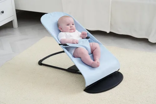 Miniatura 6 de Asiento de tela para Bouncer belltop Compatible con BabyBjörn Bouncer: Soft & Bliss. Funda para Baby Bouncer (asiento): Hipoalergénico y Azul suave