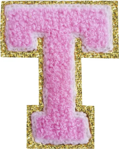 Miniatura 133 de SPRT - Parches de letras de chenilla universitaria con purpurina, parche de letras blancas para planchar con letras del alfabeto para disfraz