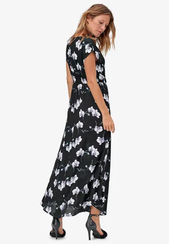 Miniatura 3 de Ellos Vestido largo con lazo frontal en talla grande para mujer