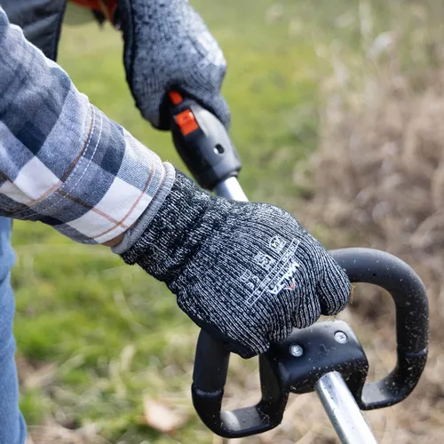 Miniatura 6 de Malta Dynamics Guantes de seguridad resistentes a cortes, paquete de 12 guantes de trabajo aislados, nivel de corte ANSI A4, ajuste cómodo,