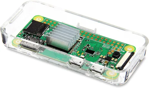 Miniatura 8 de Raspberry Pi Zero W Basic Starter Kit - Incluye placa Pi Zero W, fuente de alimentación y estuche multiusos (caja de plástico transparente)