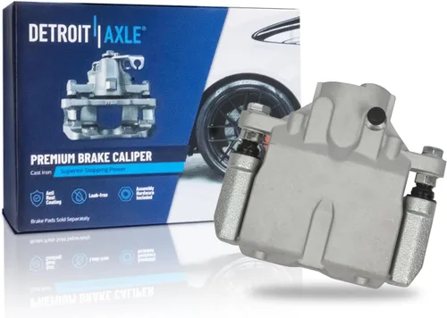Miniatura 29 de Detroit Axle - Kit de freno delantero para Chevrolet Trailblazer GMC Envoy Buick Rainier Isuzu Ascender Olds Bravada Saab 9-7X, repuesto