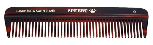 Miniatura 38 de #10 Peine de dientes estrechos hecho a mano Tortuga Havana Acetato fino recto fino desenredante Parting Grooming Teasing Peluquería Peluquería