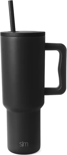Miniatura 17 de Simple Modern Vaso Trek de 40 oz con Asa y Tapa con Pajilla Vaso de Viaje Aislado de Acero Inoxidable Apto para Portavasos Slumberland