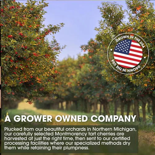Miniatura 6 de Cherry Bay Orchards Cerezas secas orgánicas (bolsa de 4 onzas) – Cerezas Montmorency totalmente naturales – Cultivadas en Estados Unidos, sin