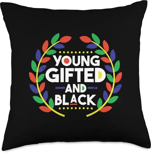 Miniatura 4 de Young Gifted And Black African American Black History Pride Throw Pillow