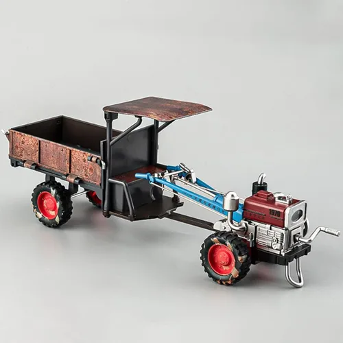 Miniatura 9 de Modelo a escala de tractor – 10.8x4.1x2.8 in Escala de aleación de juguete de tractores para caminar, juguete de tractor con luces y música, juguete