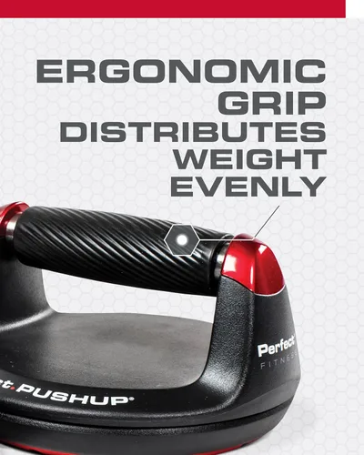 Miniatura 3 de Perfect Pushup Elite - Diseño de mango giratorio con rodamientos de bolas de acero para una rotación suave y sin esfuerzo del mango - Agarres