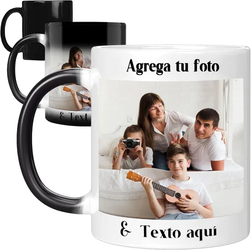 Miniatura 7 de Taza mágica personalizada, taza de café personalizada que cambia de color, taza de café de 11 onzas con sensible al calor, regalos personalizados