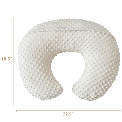 Miniatura 6 de ESEN Almohada de lactancia y posicionador corporal para lactancia materna y alimentación con biberón, almohadas ultrasuaves para lactancia materna