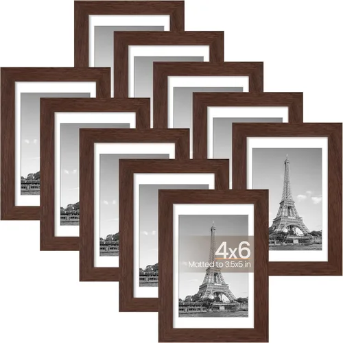 Miniatura 25 de upsimples - Juego de 10 portarretratos de 8 x 10 pulgadas, para fotos de 5 x 7 pulgadas con paspartú o 8 x 10 pulgadas sin él, collage de varios