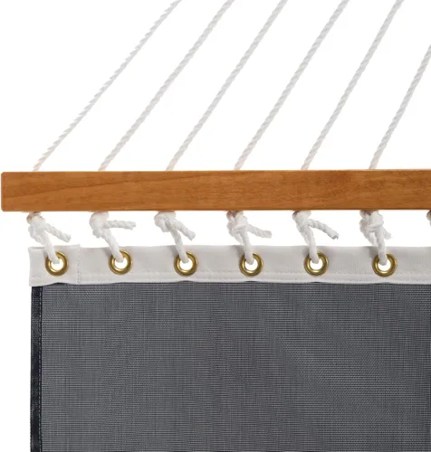 Miniatura 4 de Original Pawleys Island Large Way - Hamaca Sunbrella de secado rápido azul marino con cadenas de extensión gratis y ganchos para árboles, hecha a