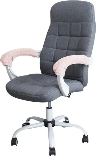 Miniatura 2 de Forcheer - Fundas elásticas para reposabrazos de silla de oficina, resistentes al agua, de Spandex y Jacquard, para sillas de oficina y computadora