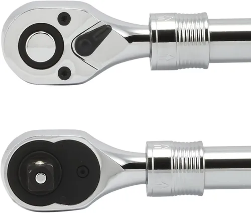Miniatura 6 de Neiko 03068A Mango de trinquete extensible de 1/2 pulgada Función de trinquete reversible de 72 dientes con mango de agarre suave Longitud de 12