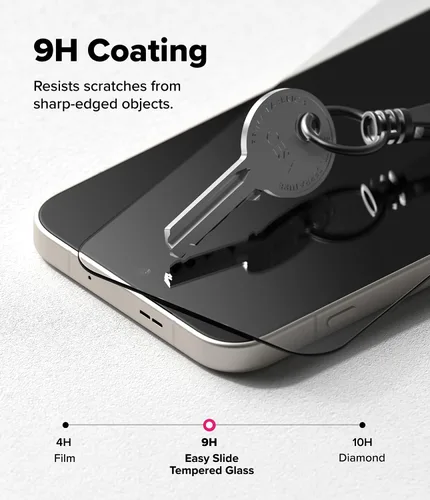 Miniatura 5 de Ringke Paquete de 2 protectores de pantalla para OnePlus 15, vidrio templado de fácil deslizamiento [súper fácil de instalar], compatible