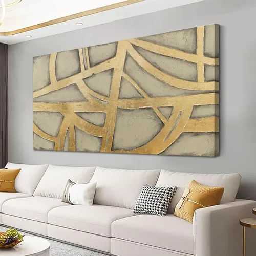 Miniatura 10 de Arte de pared geométrico de mediados de siglo, decoración moderna en blanco y negro, cuadros para paredes, lienzo fotográfico para sala de estar